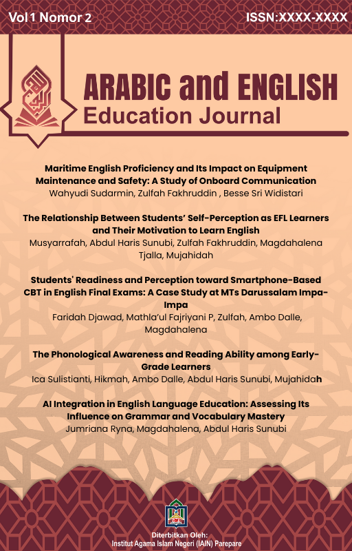 View Vol. 1 No. 2 (2025): Arabic and English Education Journal